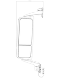 HOOFDSPIEGEL MEKRA RE ELEKTR VERST+VERW MEMORY TGX